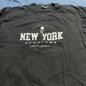 New York oversized black t-shirt